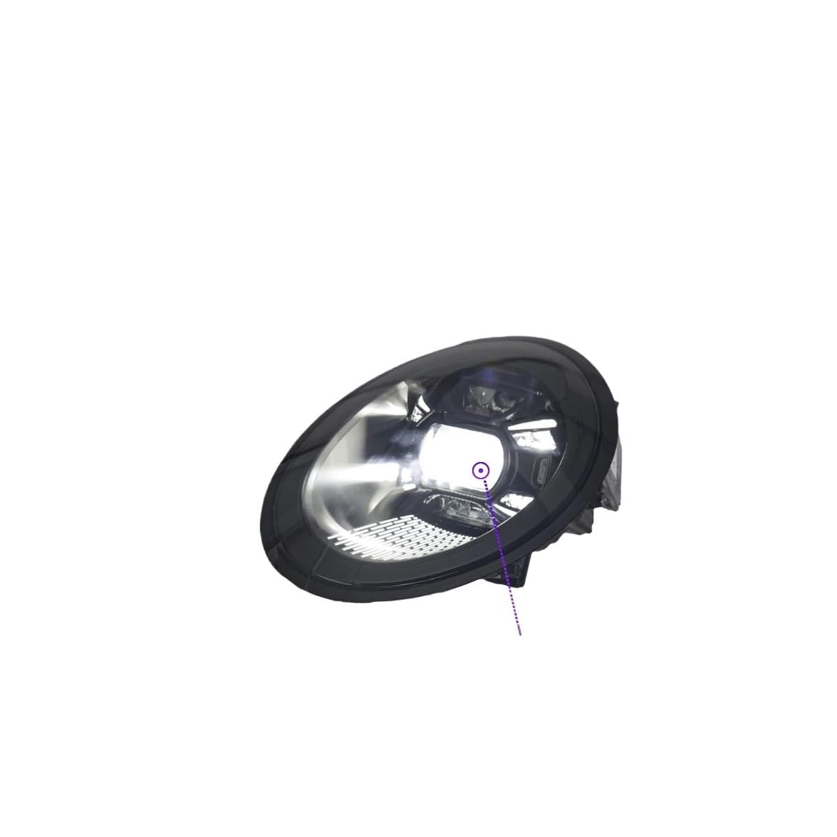 OZCCH Autoscheinwerfer Vollfrontlampen Kompatibel for Porsche 911 2012-2018 PDLS Matrix Laserscheinwerfer Montage 991 Signallampe(LHD,FOR 991.1_BLACK) von OZCCH
