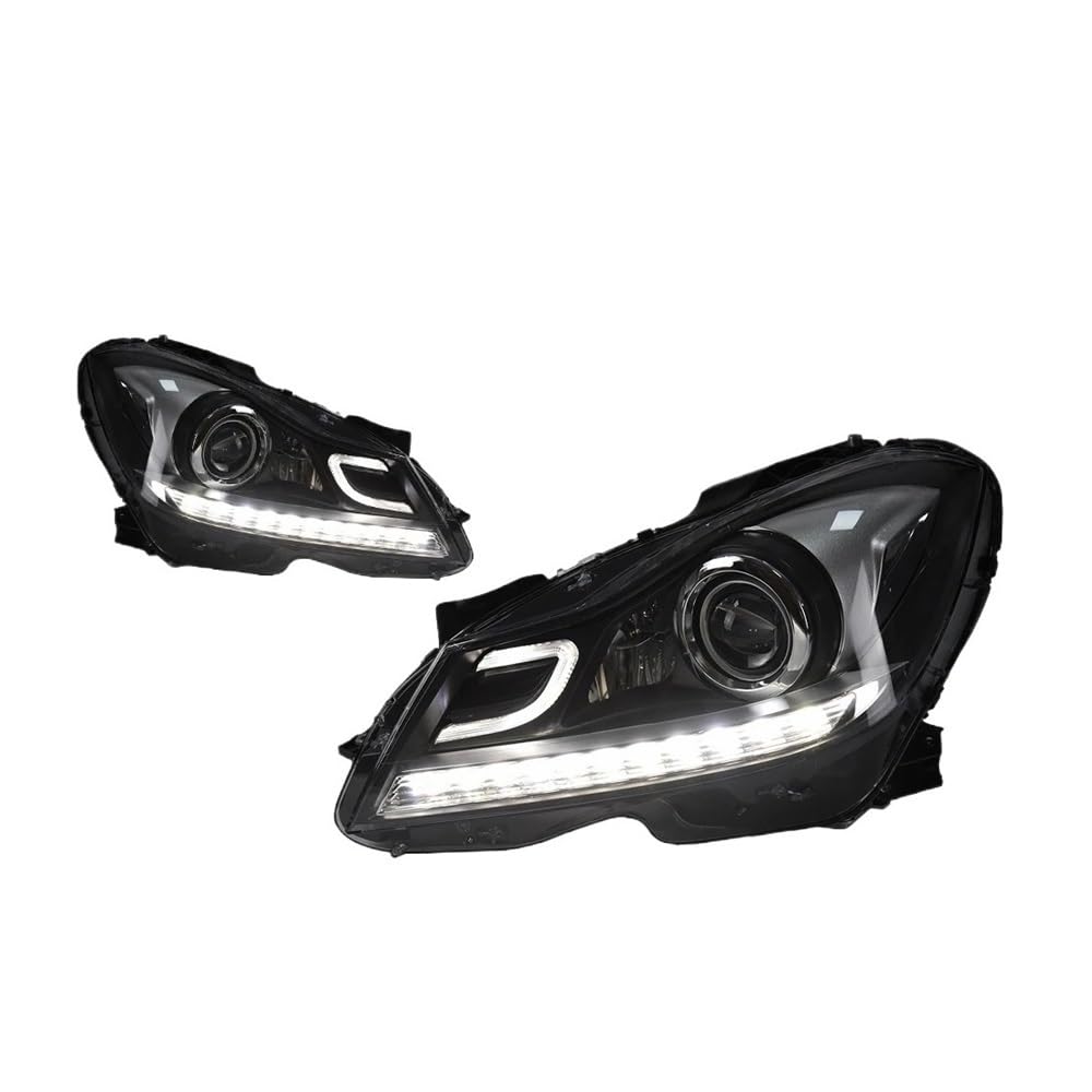 OZCCH Autoteile kompatibel for Mercedes-Benz W204 Scheinwerfer 2011–2013 C200 C300 C-Klasse neuestes Styling DRL Dual-Projektor Autozubehör modifiziert OZCCH Autoteile kompatibel for Mercedes-Benz W204 Scheinwerfer 2011–2013 C200 C300 C-Klasse neuestes Styling DRL Dual-Projektor Autozubehör modifiziert von OZCCH