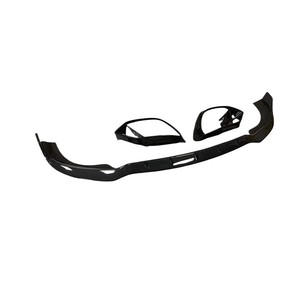 OZCCH B Style Carbon Fiber Front Bumper Kinn Lip Splitter Kompatibel for Benz AMG GT50 GT53 GT63 X290 C290 2019-2022 Aerodynamische Leistung Spoiler(Gt50 one set) von OZCCH