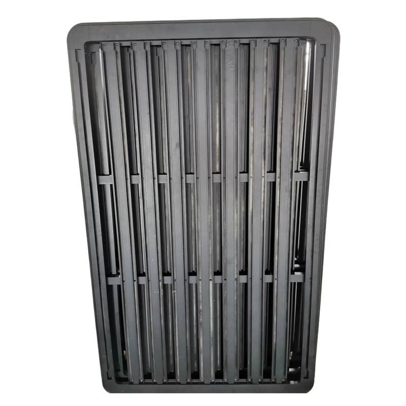 OZCCH Dachgepäckträger aus Aluminiumlegierung, Autodachrahmen, verdickter Frachtrahmen, Ladefläche 140 * 100 cm, universeller Dachgepäckträger, Frachtladeprogramme, Dachfrachtträger von OZCCH