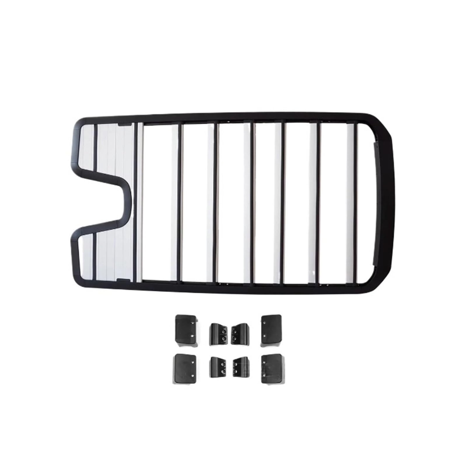 OZCCH Dachgepäckträger aus Aluminiumlegierung, Expeditionsgepäckträger aus Aluminium, robuster Dachgepäckträger, kompatibel mit Hyundai Santa Fe 2024, 150 Pfund Kapazität, Expeditionsgepäckträger, Aut von OZCCH
