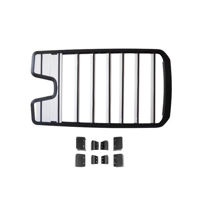 OZCCH Dachgepäckträger aus Aluminiumlegierung, Expeditionsgepäckträger aus Aluminium, robuster Dachgepäckträger, kompatibel mit Hyundai Santa Fe 2024, 150 Pfund Kapazität, Expeditionsgepäckträger, Aut von OZCCH