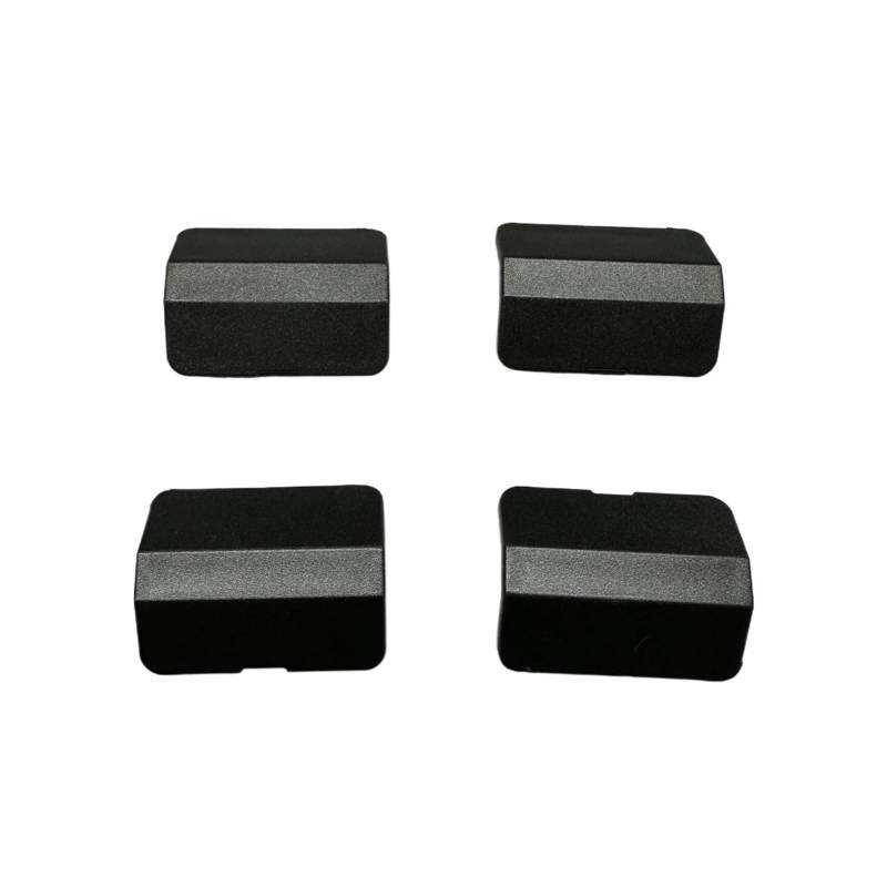 OZCCH Dachgepäckträgerabdeckung, 4 Stück ABS-Dachgepäckträger-Endabdeckungen, kompatibel mit Hyundai Tucson JM 2005–2009, OEM 872932E000, 872942E000, Ersatzteile von OZCCH
