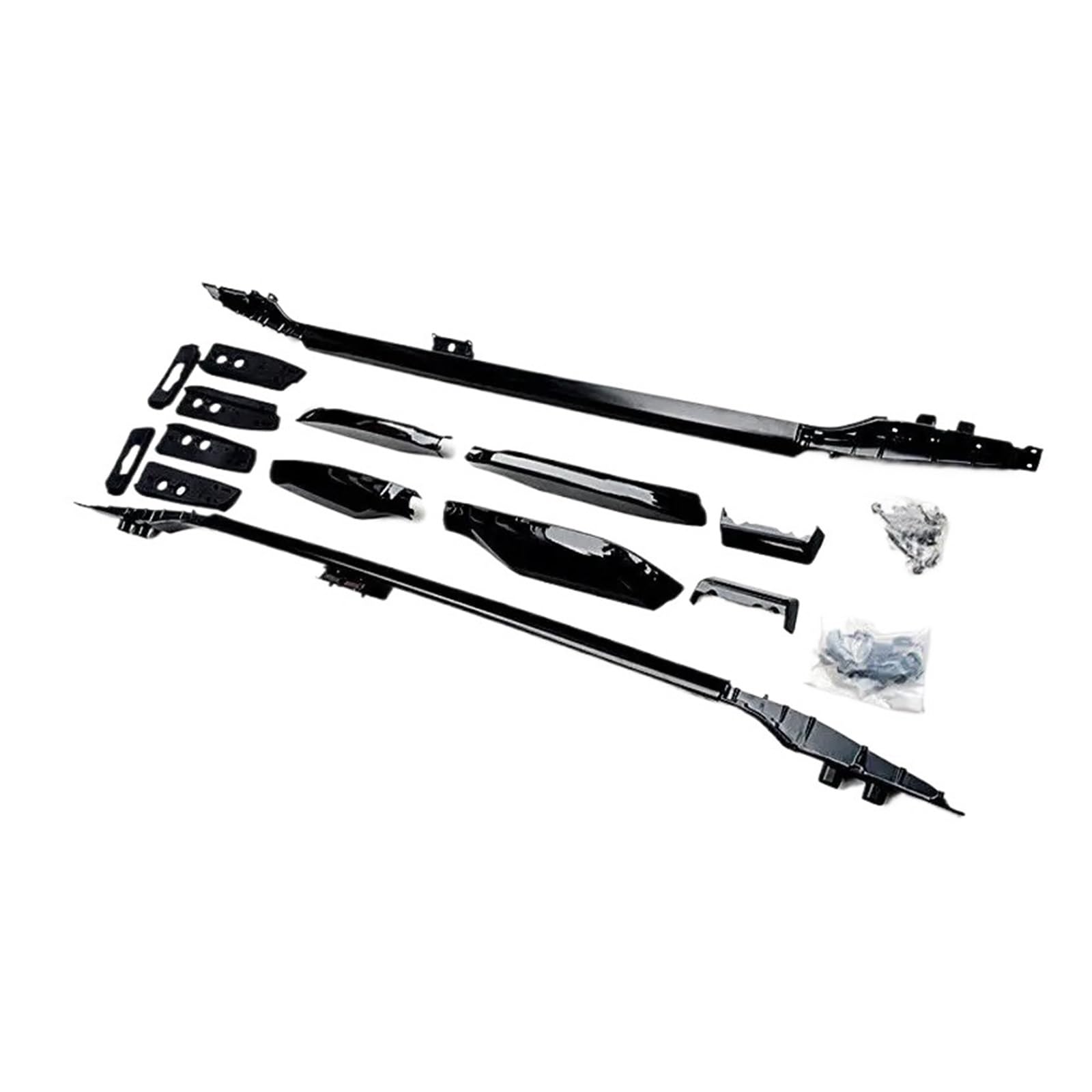 OZCCH Dachgepäckträgerkorb, Querträger, Gepäckträgersystem, kompatibel mit Toyota Prado J150, Lexus GX460 2010–2022, robuster Stahl, verstellbare Seitenschienen mit universeller Passform(for) von OZCCH