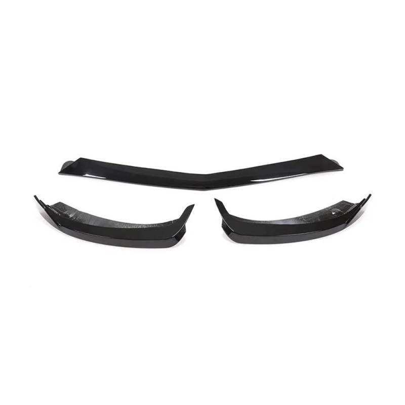 OZCCH Frontspoilerlippe mit Splittern, kompatibel mit Mercedes Benz S-Klasse S500/S550 Coupé 2014–2017, Carbonfaser/FRP, aerodynamische Leistungssteigerung(Gloss black) von OZCCH