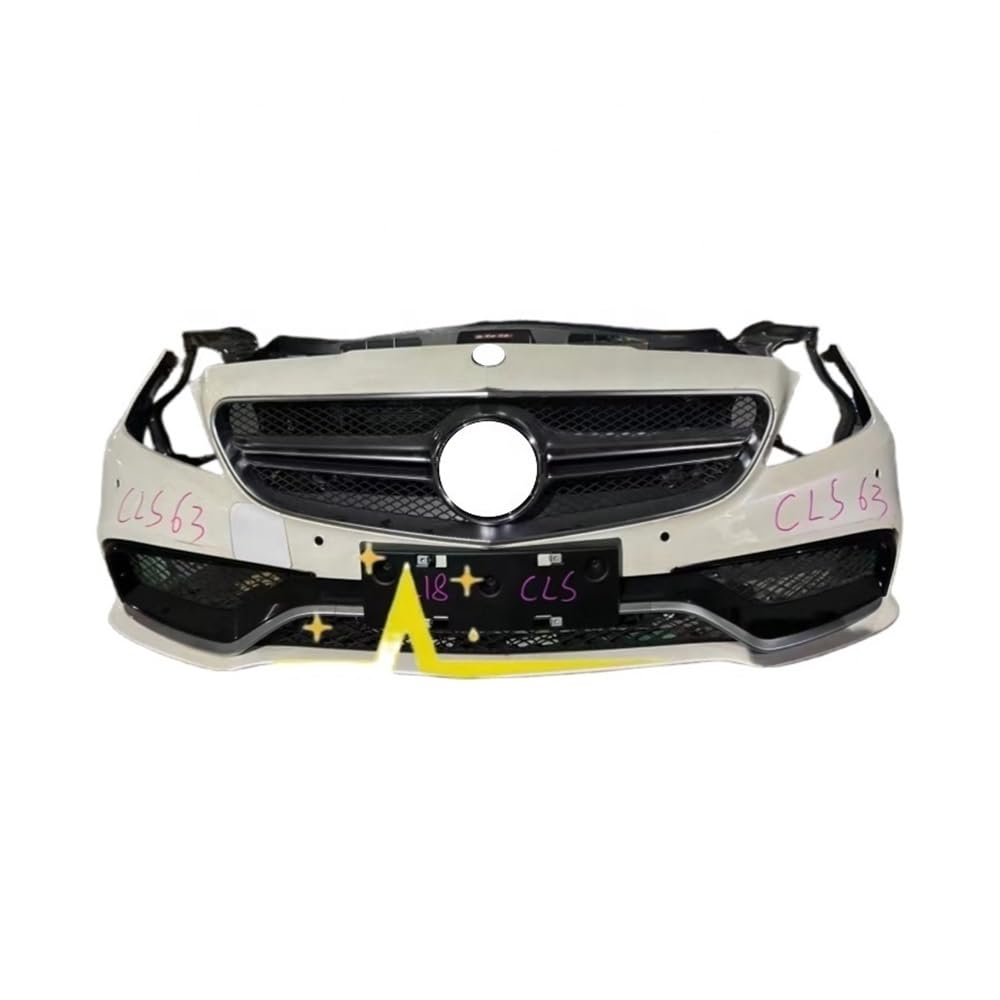 OZCCH Frontstoßstangenbaugruppe mit Kühler, kompatibel mit Mercedes Benz CLS63 AMG W218, gebrauchtes OEM-äquivalentes Ersatzteil(Red) von OZCCH