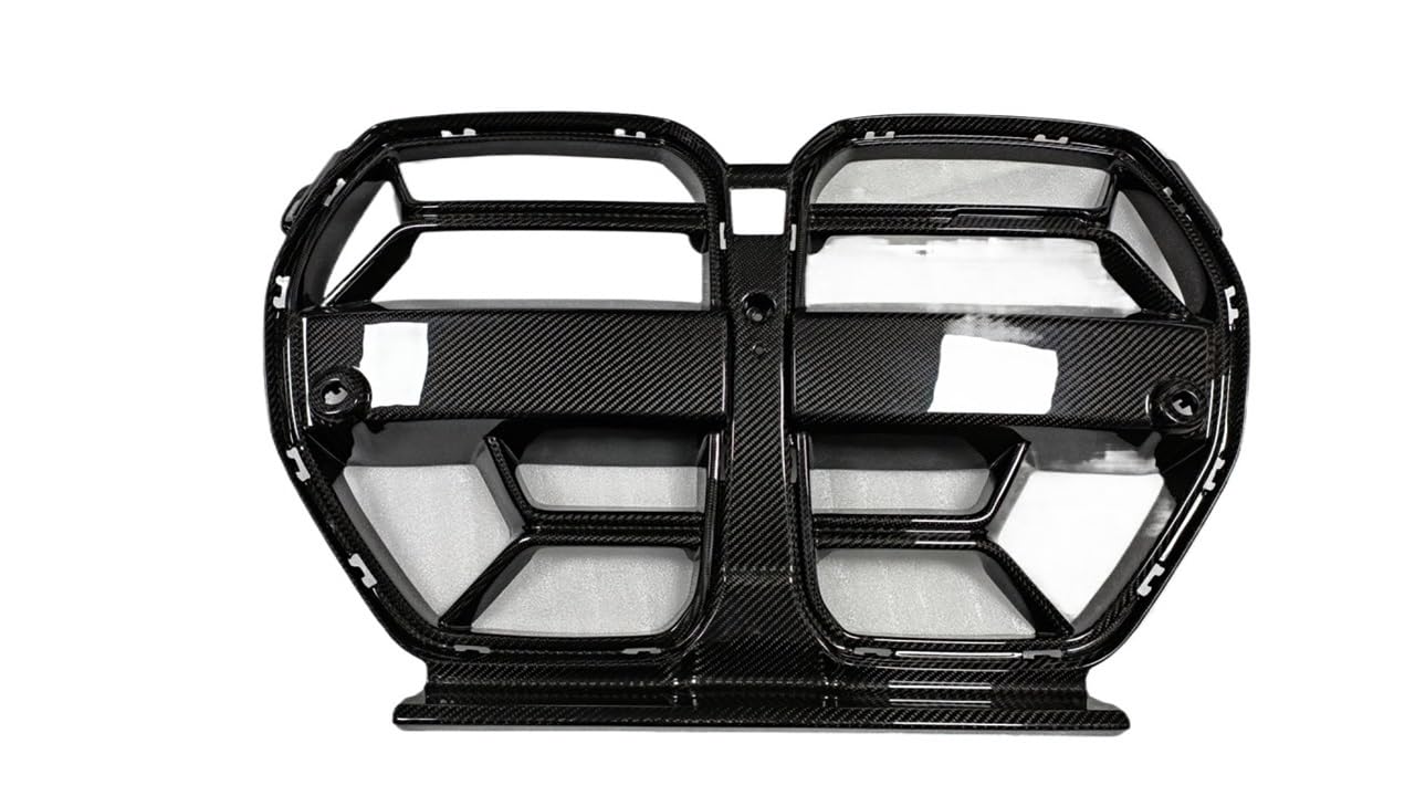OZCCH Frontstoßstangengrill aus trockenem Carbonfaser-Renngitter, kompatibel mit BMW M3 G80/M4 G82 CSL 2021–2023, kein ACC, Aerodynamisches Styling-Kit OZCCH Frontstoßstangengrill aus trockenem Carbonfaser-Renngitter, kompatibel mit BMW M3 G80/M4 G82 CSL 2021–2023, kein ACC, Aerodynamisches Styling-Kit von OZCCH