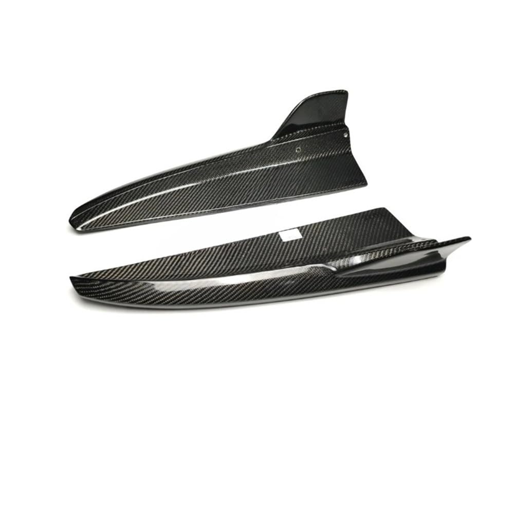 OZCCH Heckstoßstangen-Canards, Seitensplitter, kompatibel mit Benz C-Klasse W205, C205 Sport, C160/C180/C200/C260/C300, aerodynamisches Zubehör aus Kohlefaser(2-Door) von OZCCH