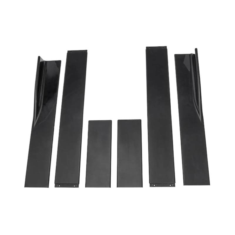 OZCCH Hochleistungs-2M/2,2M ABS-Seitenschweller-Verlängerungssatz, kompatibel mit Audi A5/S5/RS5 B8 S-Line – Splitter-Schürzen-Lippen-Winglet-Bodykit(2M-Black) von OZCCH