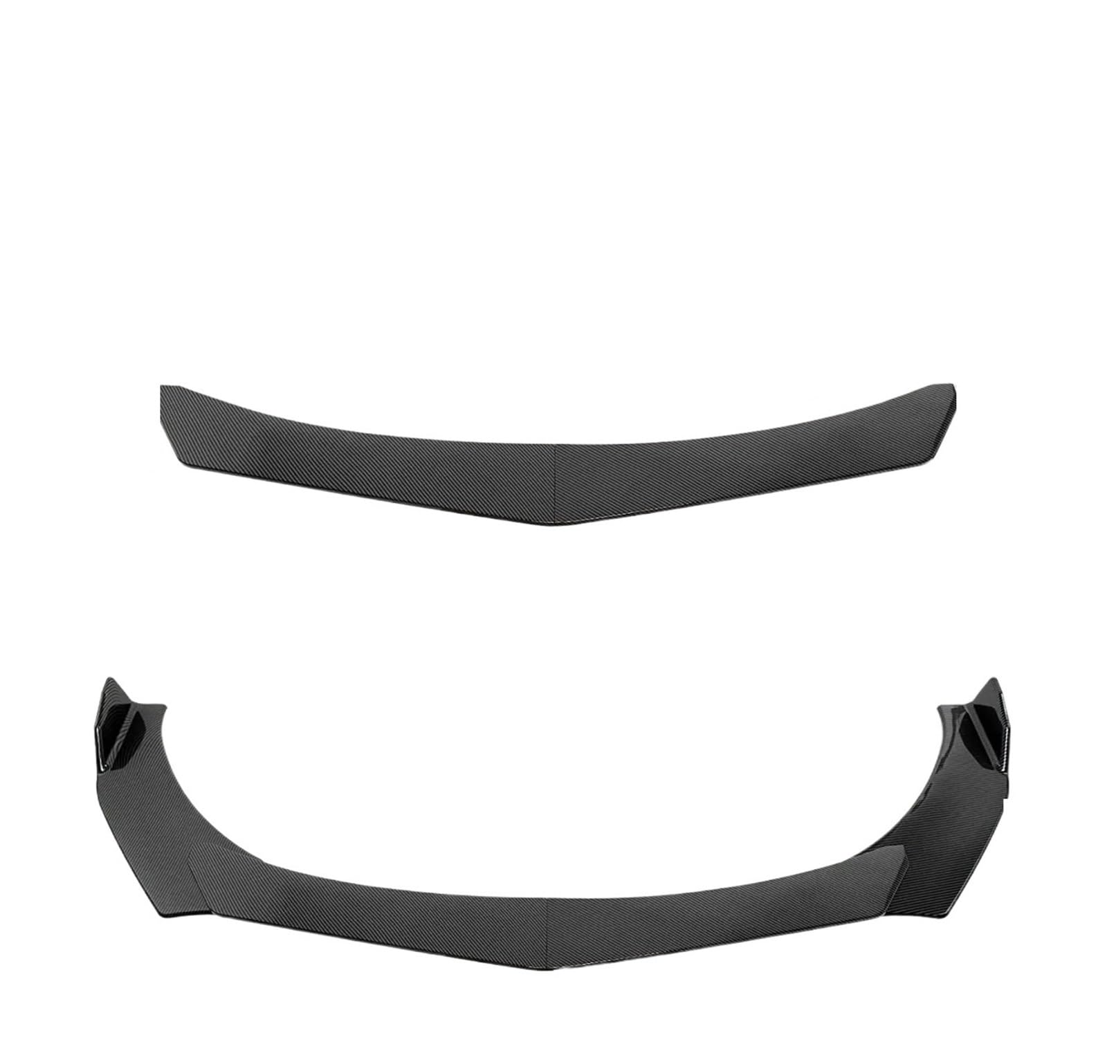 OZCCH Hochleistungs-ABS-Frontstoßstangen-Lippenspoiler-Seitensplitter Kompatibel mit Toyota Prius 2001-2022 – Kratzfester aerodynamischer Schutz(Carbon Fiber Look) von OZCCH