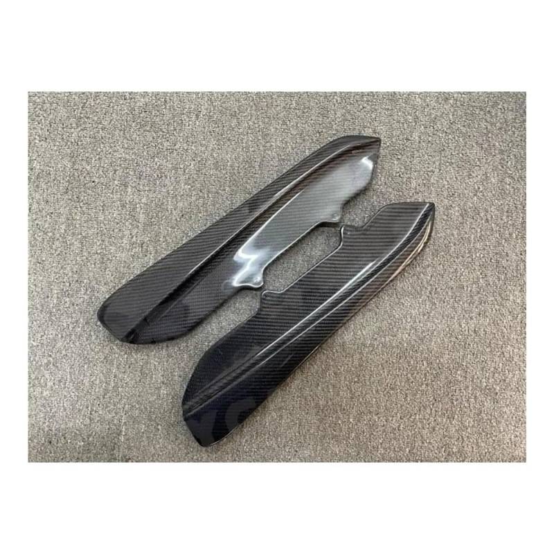 OZCCH Hochleistungs-Diffusor-Splitter aus trockener Kohlefaser for die Heckstoßstange, kompatibel mit BMW 4er F32/F33/F36 M Sport 2014-2019 – Aerodynamische Seitenschürzen und leichtes Bodykit(Carbon von OZCCH