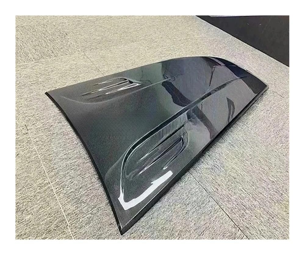 OZCCH Hochleistungs-Frontstoßstange und Motorhauben-Entlüftungsabdeckungssatz aus Kohlefaser, kompatibel mit Maserati Levante 2016-2022 – Aerodynamisches Leichtbau-Bodykit(Double-sided carbon) von OZCCH