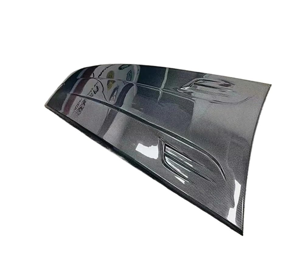 OZCCH Hochleistungs-Frontstoßstange und Motorhauben-Entlüftungsabdeckungssatz aus Kohlefaser, kompatibel mit Maserati Levante 2016-2022 – Aerodynamisches Leichtbau-Bodykit(Single carbon) von OZCCH