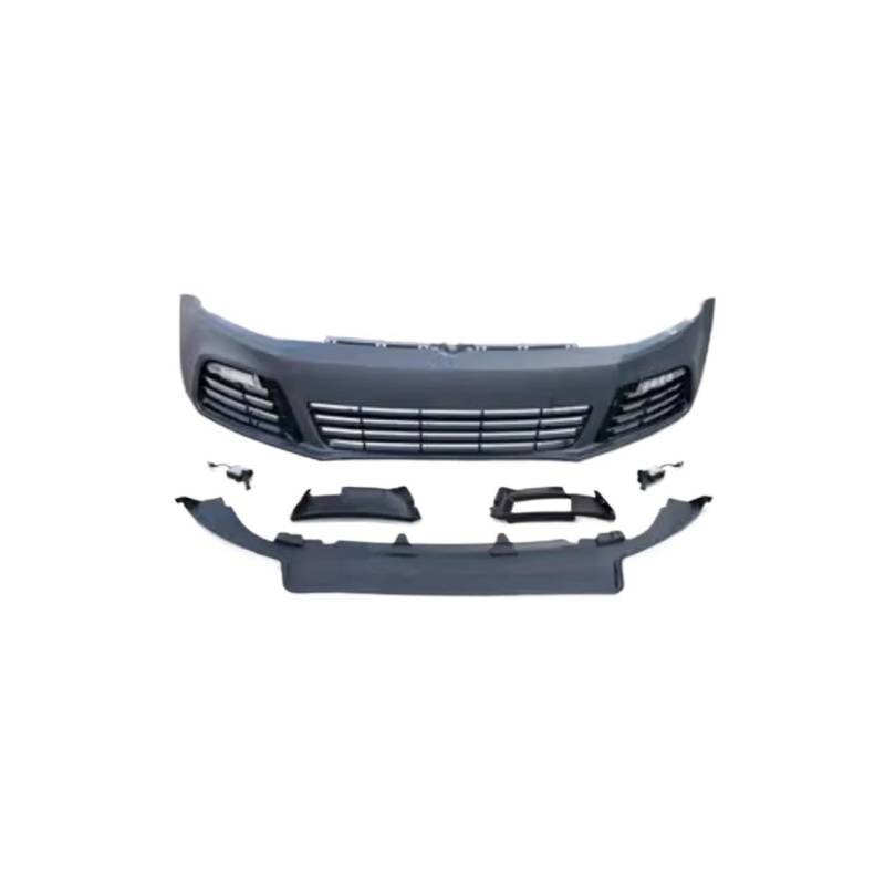 OZCCH Hochleistungs-Frontstoßstangen-Kit im R-Style aus ABS mit Tagfahrlicht, kompatibel mit VW Sagitar Jetta 2012–2018 – aerodynamische Karosserieumrüstung(For 12-14) von OZCCH