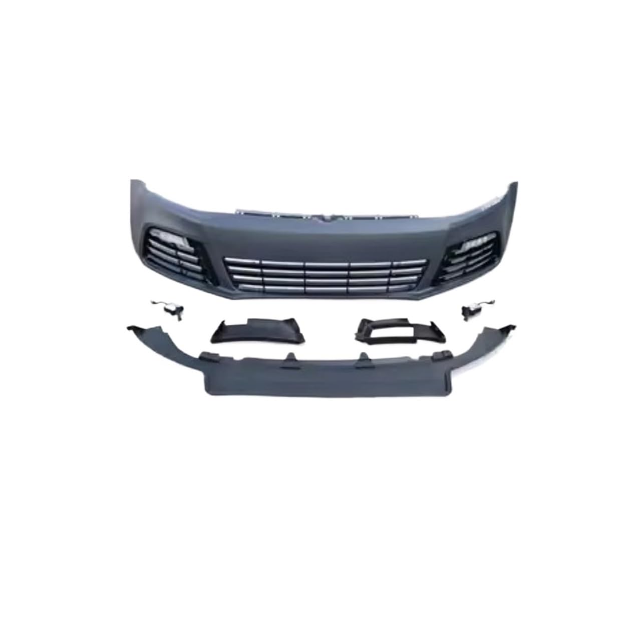 OZCCH Hochleistungs-Frontstoßstangen-Kit im R-Style aus ABS mit Tagfahrlicht, kompatibel mit VW Sagitar Jetta 2012–2018 – aerodynamische Karosserieumrüstung(For 15-18) von OZCCH
