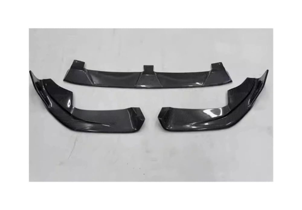 OZCCH Hochleistungs-Frontstoßstangen-Splitter-Kit aus geschmiedeter Kohlefaser, 3-teilig, kompatibel mit BMW X3M/X4M F97/F98 2022–2023 – Aerodynamischer Leichtbauschutz(Carbon Fiber) von OZCCH