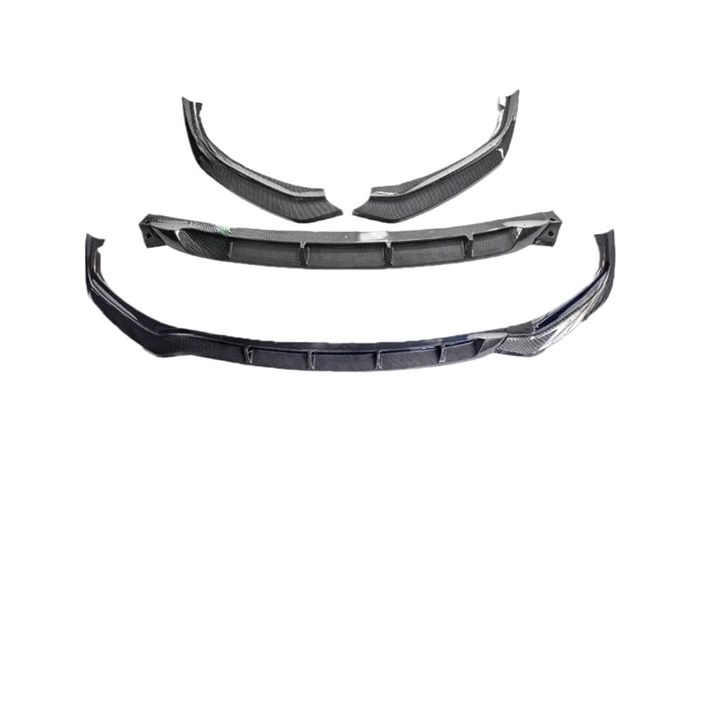 OZCCH Hochleistungs-Frontstoßstangenlippe und Diffusor-Kit aus echtem Carbon, kompatibel mit BMW 5er G30/G31 Limousine/Kombi 2017-2020 – Aerodynamisches Leichtbau-Karosserie-Upgrade(1) von OZCCH