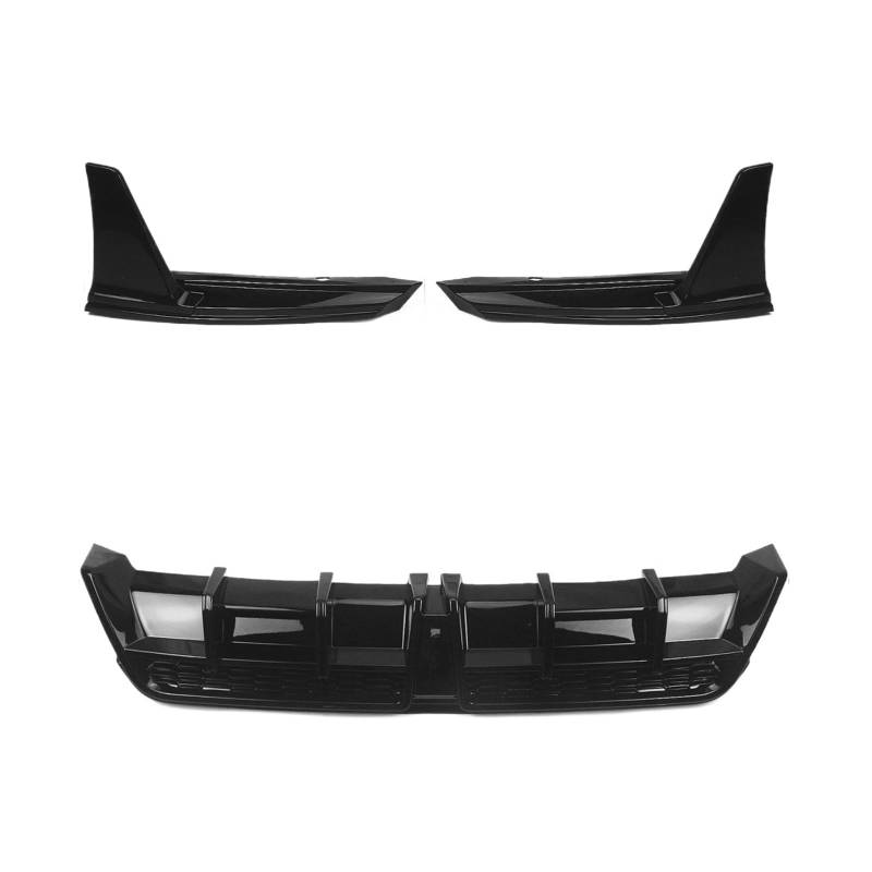 OZCCH Hochleistungs-Heckdiffusor-Stoßstangenlippe in Schwarz mit LED-Kontrollleuchte, kompatibel mit Toyota Camry SE/XSE Sport 2018-2023 – Aerodynamische Spoilerplatte aus ABS von OZCCH