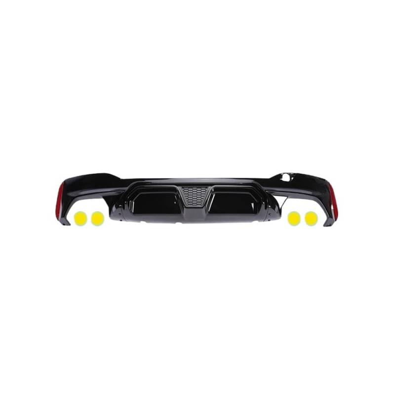 OZCCH Hochleistungs-Heckdiffusor aus Echtkarbonfaser, kompatibel mit BMW 5er G30/G31 M Sport 2017-2023 – Aerodynamisches Ersatzkit im MP Competition-Stil(M5 CS style black) von OZCCH