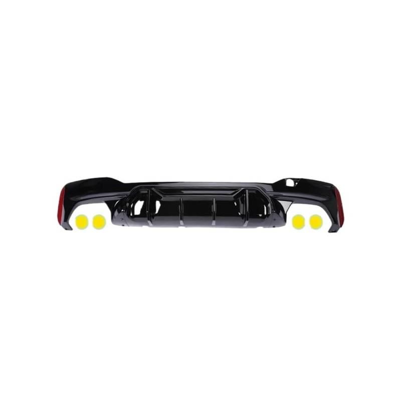 OZCCH Hochleistungs-Heckdiffusor aus Echtkarbonfaser, kompatibel mit BMW 5er G30/G31 M Sport 2017-2023 – Aerodynamisches Ersatzkit im MP Competition-Stil(M5 competition black) von OZCCH