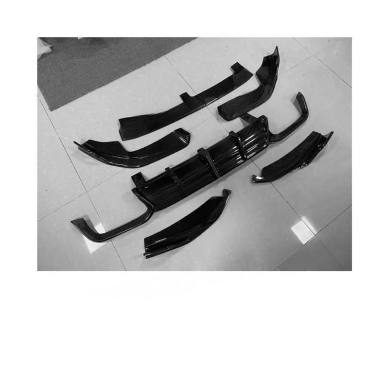OZCCH Hochleistungs-Heckdiffusor und Frontlippen-Kit aus geschmiedeter Kohlefaser, kompatibel mit BMW X3M/X4M F97/F98 2022-2023 – Aerodynamisches Leichtbau-Upgrade(Carbon Fiber X3M) von OZCCH