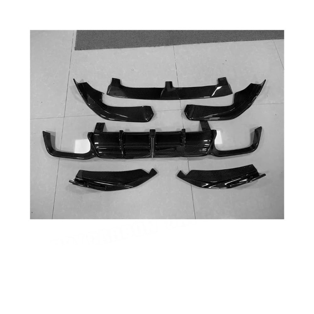 OZCCH Hochleistungs-Heckdiffusor und Frontlippen-Kit aus geschmiedeter Kohlefaser, kompatibel mit BMW X3M/X4M F97/F98 2022-2023 – Aerodynamisches Leichtbau-Upgrade(Carbon Fiber X4M) von OZCCH