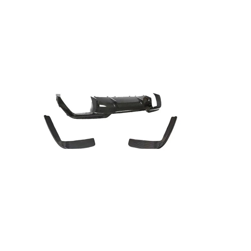 OZCCH Hochleistungs-Heckspoilerlippe und Diffusor-Kit aus trockener Carbonfaser im AC-Stil mit LED, kompatibel for BMW M8 F91/F92/F93 2019-2023 – Aerodynamisches Leichtbau-Upgrade(A) von OZCCH