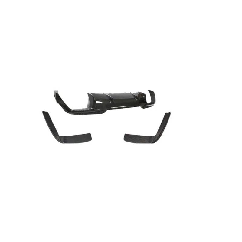 OZCCH Hochleistungs-Heckspoilerlippe und Diffusor-Kit aus trockener Carbonfaser im AC-Stil mit LED, kompatibel for BMW M8 F91/F92/F93 2019-2023 – Aerodynamisches Leichtbau-Upgrade(A) von OZCCH