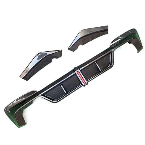 OZCCH Hochleistungs-Heckstoßstangen-Diffusor-Kit aus Kohlefaser, kompatibel mit BMW X3 G01 2019+ – Aerodynamisches Splitter-Spoiler-Bodykit(Matte Black) von OZCCH
