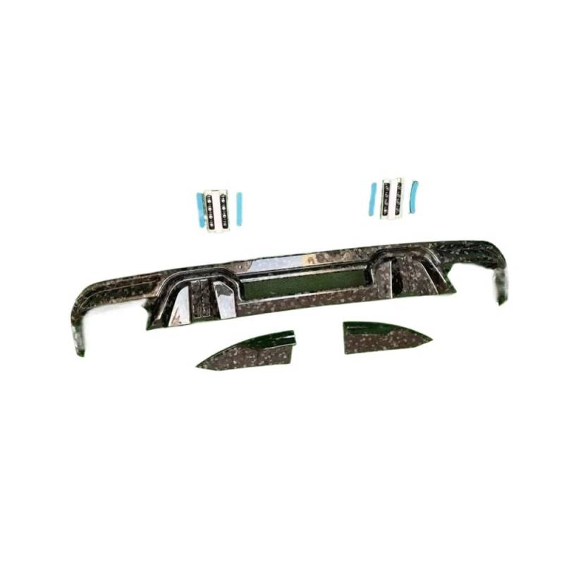 OZCCH Hochleistungs-Heckstoßstangen-Diffusor-Kit aus Kohlefaser, kompatibel mit BMW X5M F95/X6M F96 2019+ – Aerodynamisches Splitter-Spoiler-Bodykit(8) von OZCCH