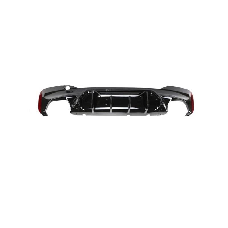 OZCCH Hochleistungs-Heckstoßstangen-Diffusor-Kit aus hellschwarzem ABS, kompatibel mit BMW 5er G30/G38 540i/530i M Sport Edition 2017+ – Aerodynamisches Spoilerlippen-Bodykit(2021-2023 vehicles) von OZCCH
