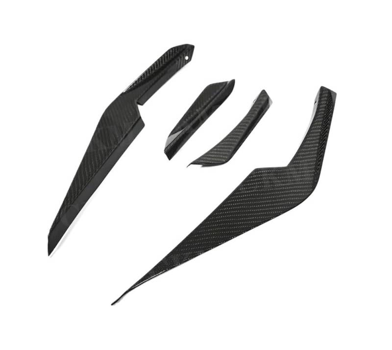 OZCCH Hochleistungs-K-Style-Lüftungsschlitze und Frontsplitter-Canards-Kit aus trockener Kohlefaser, kompatibel mit BMW G80 M3/G82/G83 M4 2021+ – Aerodynamisches, leichtes Bodykit-Upgrade(Unpainted Bl von OZCCH