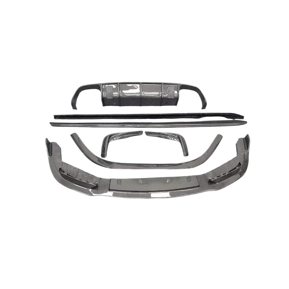 OZCCH Hochleistungs-Karbonfaser-Bodykit im V-Stil, kompatibel mit BMW M8 F91/F92/F93 2019–2023 – Frontlippe, Heckdiffusor und Seitenschweller, aerodynamisches Upgrade(Grancoupe M8) von OZCCH