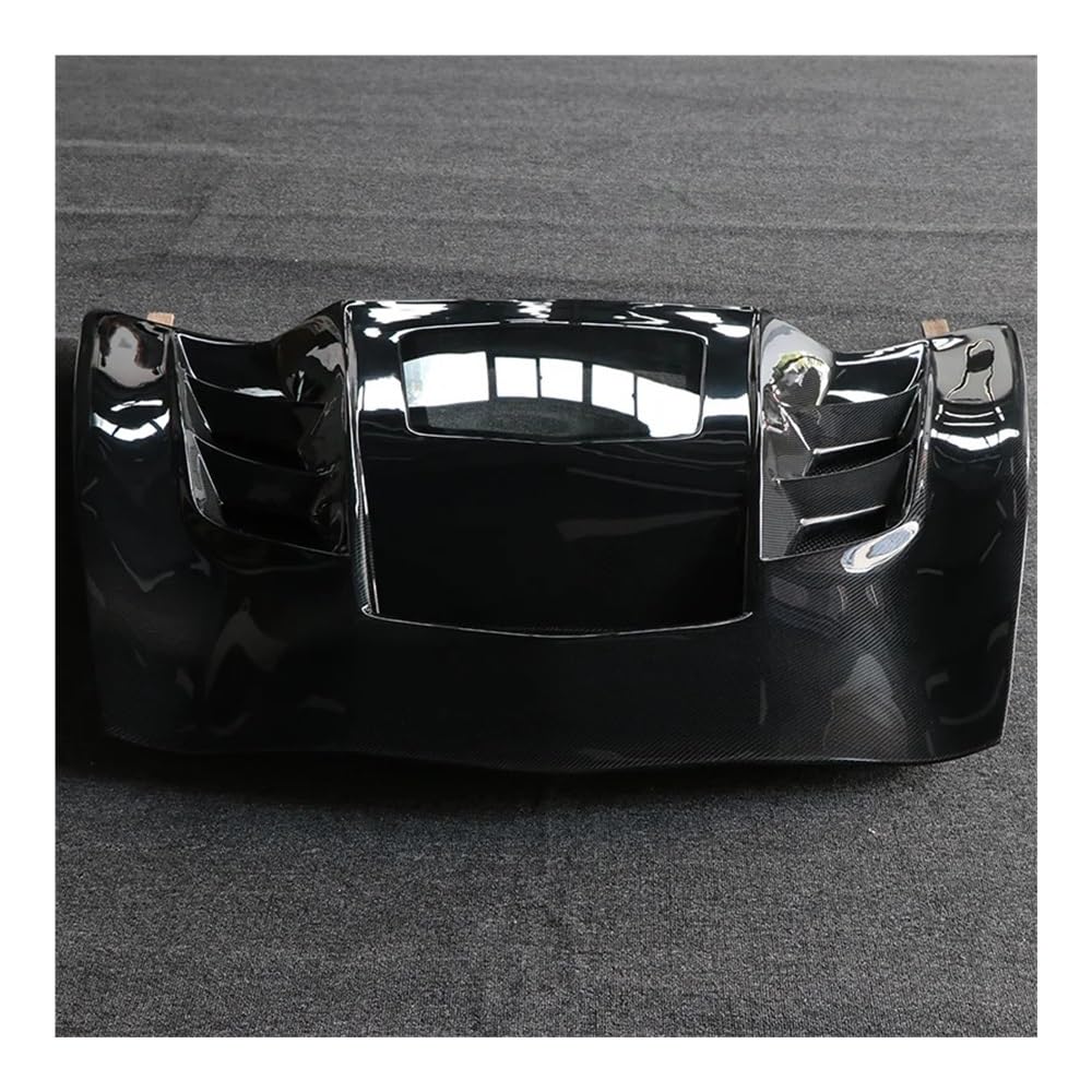 OZCCH Hochleistungs-Motorhauben- und Frontstoßstangen-Kit aus Kohlefaser, kompatibel mit Chevrolet Corvette C6/C7 2005-2019 – Leichtes aerodynamisches Bodykit(Resin Hood) von OZCCH