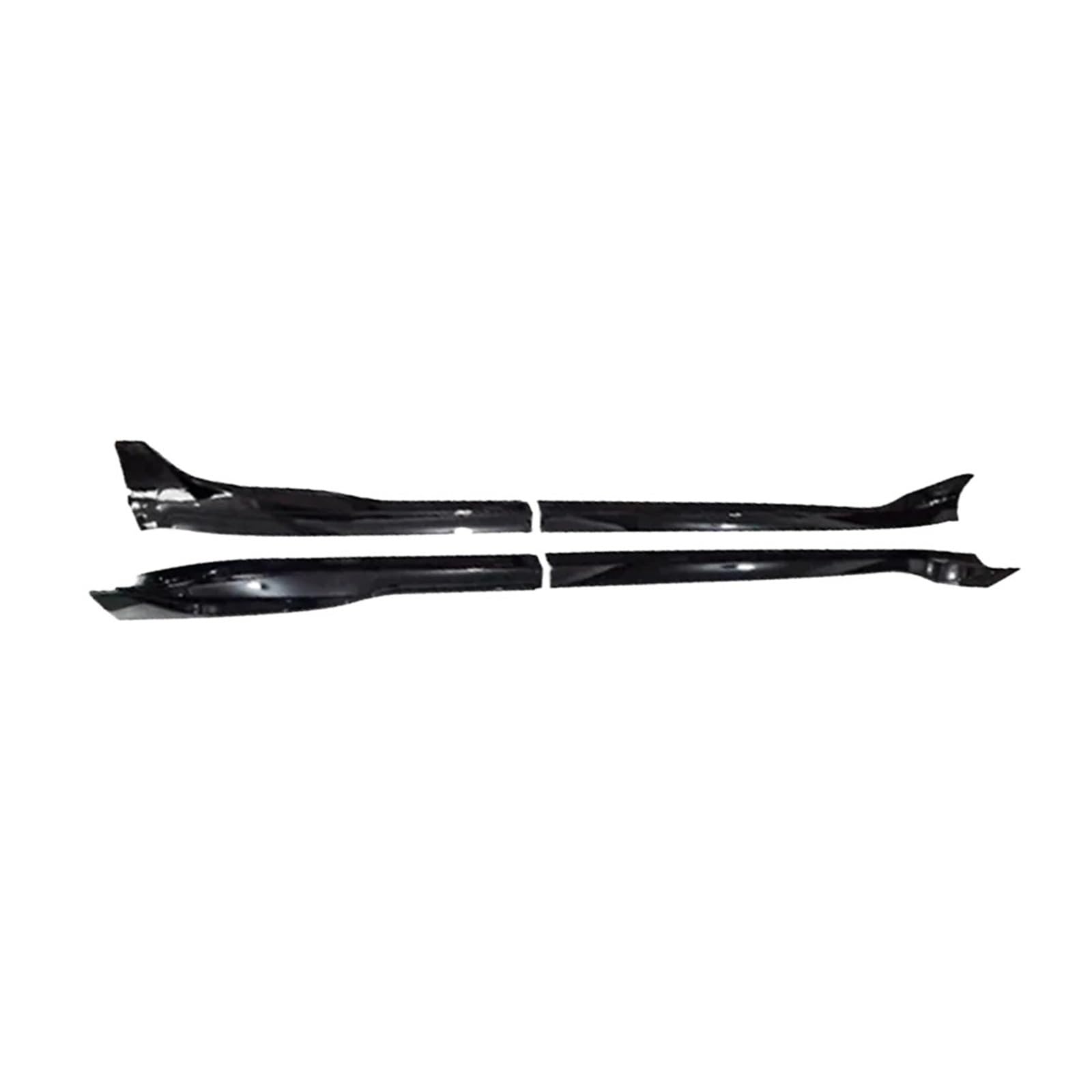 OZCCH Hochleistungs-Seitenschweller-Kit kompatibel mit Tesla Model 3/Model Y 2017-2023 – Flankenschutz mit ABS-Kohlefaserstruktur und aerodynamisches Bodykit(Y glossy black) von OZCCH