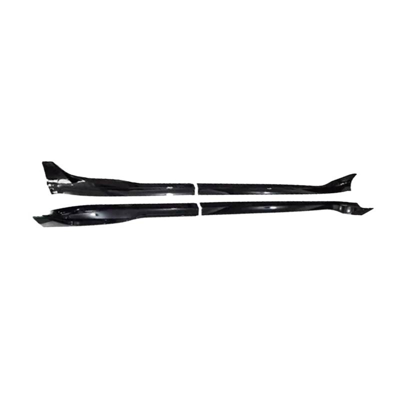 OZCCH Hochleistungs-Seitenschweller-Kit kompatibel mit Tesla Model 3/Model Y 2017-2023 – Flankenschutz mit ABS-Kohlefaserstruktur und aerodynamisches Bodykit(Y glossy black) von OZCCH