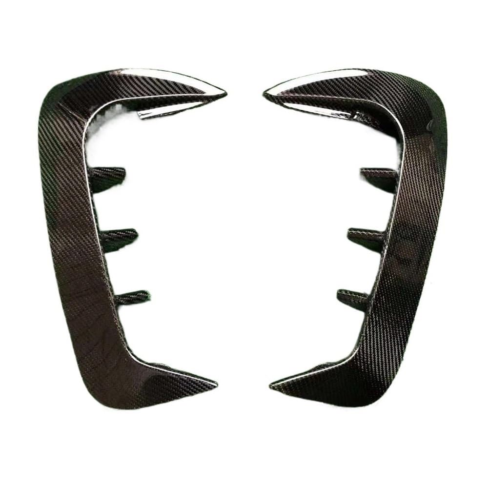 OZCCH Hochleistungs-Windflügel-Splitter-Kit aus Kohlefaser for die Frontstoßstange, kompatibel mit BMW 4er G22/G23 Coupé/Cabrio 2021+ – Aerodynamisches Leichtbau-Upgrade(Carbon fiber) von OZCCH