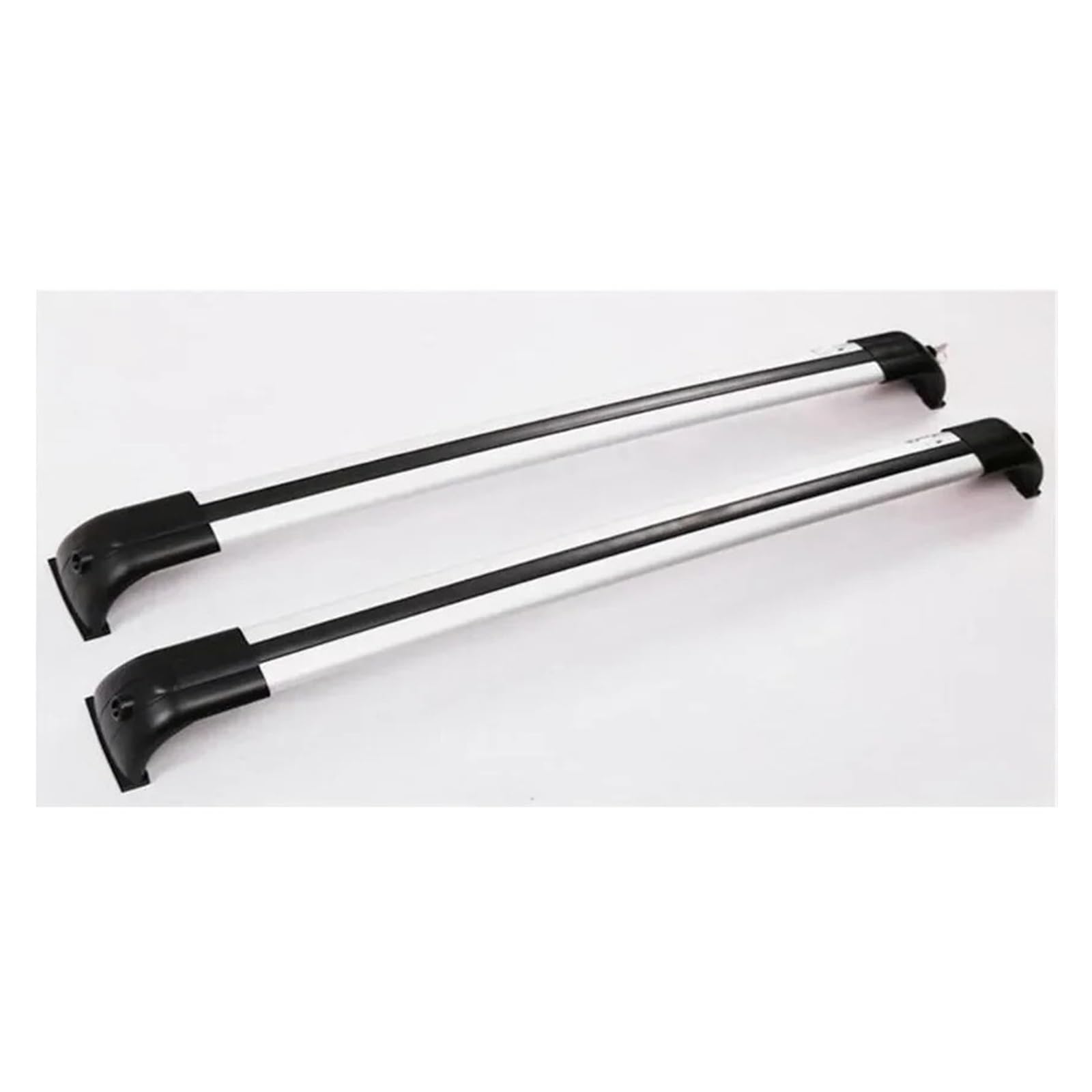 OZCCH Kompatibel mit dem Dachträgersystem Range Rover Evoque (2011–2019) – Querträger und Seitenschienen aus Aluminiumlegierung | Premium-Gepäckträger for Fahrzeugumbau und Reisen(Cross Silver Black) von OZCCH