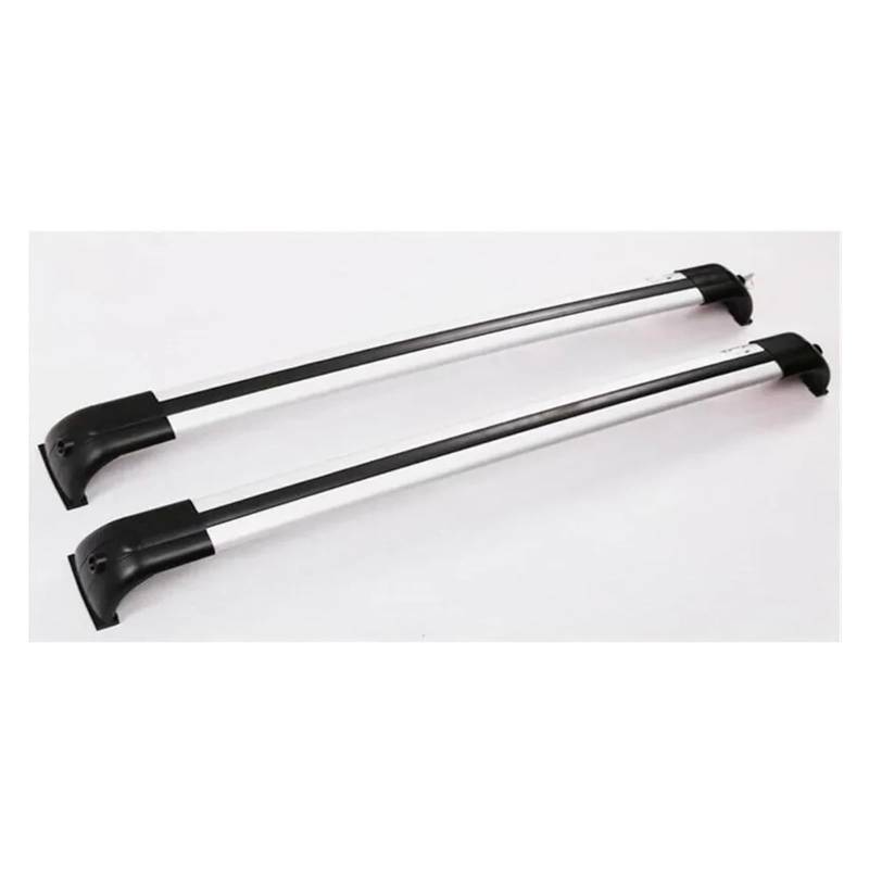 OZCCH Kompatibel mit dem Dachträgersystem Range Rover Evoque (2011–2019) – Querträger und Seitenschienen aus Aluminiumlegierung | Premium-Gepäckträger for Fahrzeugumbau und Reisen(Cross Silver Black) von OZCCH