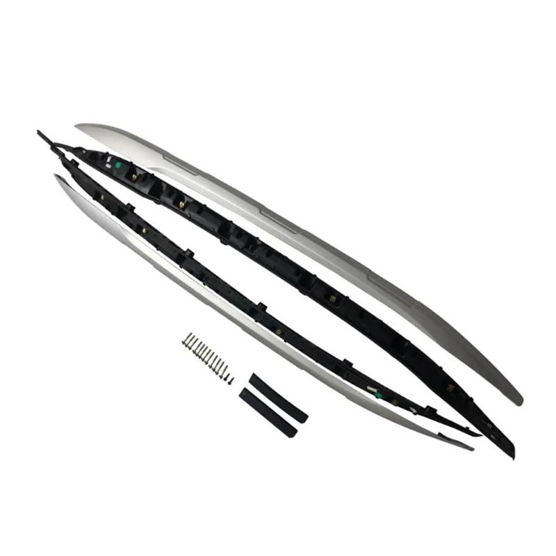 OZCCH OE-Modell Gepäckträger Dachreling Dachgepäckträger Aluminium-Dachgepäckträger Seitenschienen Kompatibel mit FORD Ecosport 2013-2024 OE-Modell Robuster, sicherer und stabiler Gepäckträger(Black c von OZCCH