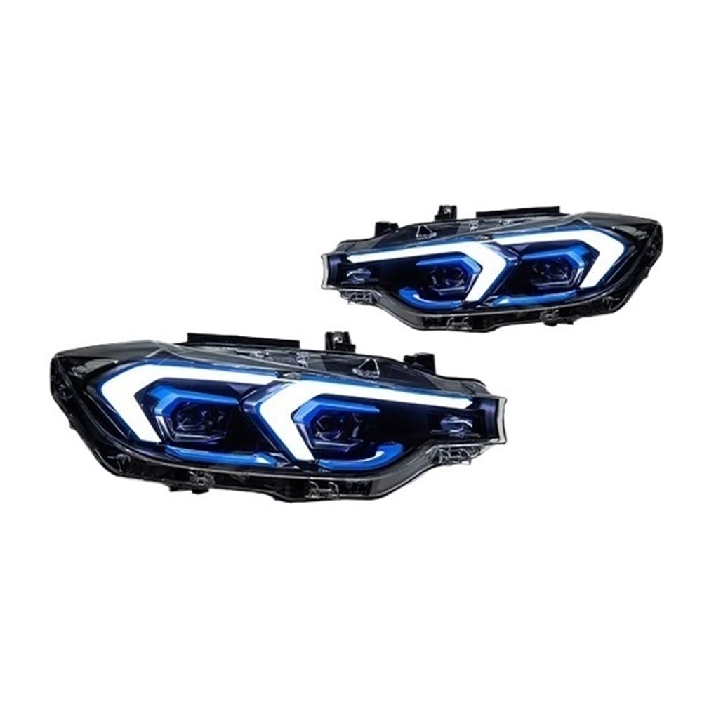OZCCH Scheinwerfer Kompatibel for BMW F30 2013-2018 320i 325i 328i Auto auto товары DRL Hella Xenon Objektiv Hid H7 Kompatibel for BMW F35 Auto Zubehör(Original,1PAIR_2 LIGHTS_RHD) von OZCCH