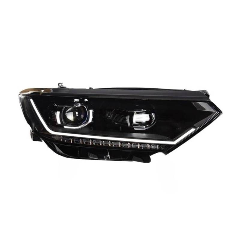 OZCCH Scheinwerfer kompatibel for VW Passat B8 Europa 2016–2019 B8.5 Magotan Scheinwerfer DRL Scheinwerfer Angel Eye Autozubehör 2 Stück(Single U All LED,LHD_12W) von OZCCH