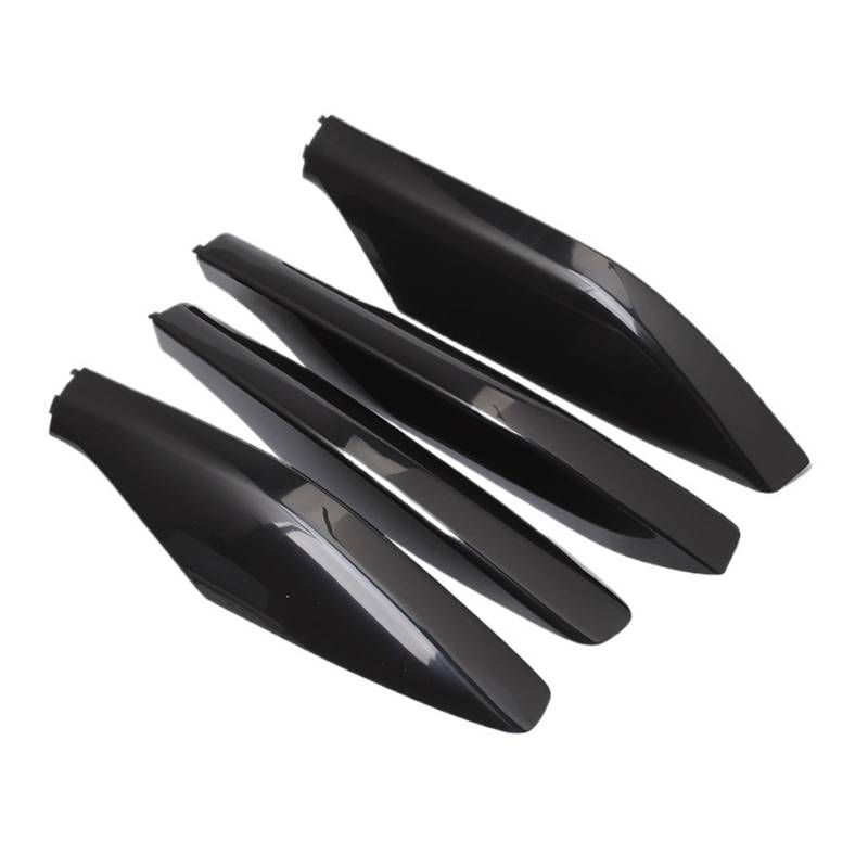 OZCCH Schwarze ABS-Dachgepäckträger-Endschutzabdeckungsschale, 4 Stück, schwarze ABS-Dachgepäckträger-Endabdeckungen, kompatibel mit Toyota Land Cruiser Prado FJ120 2003–2009, wasserdichte Ersatzschal von OZCCH