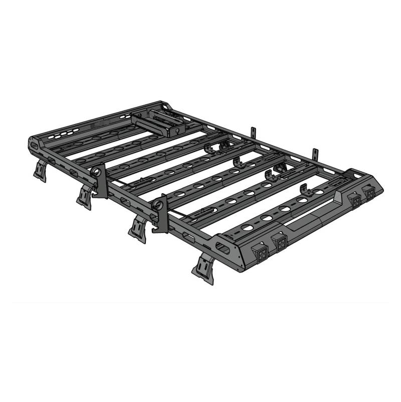 OZCCH Stahl 4x4 Off Road Dach Rack Universal Gepäck Träger Heavy Duty Cargo Rack for SUV Pickup Truck von OZCCH