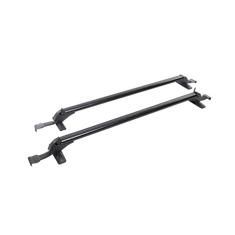 OZCCH Universelle 110–115 cm Dachträger-Querstangen – 2er-Pack abschließbares Gepäckträgersystem aus Aluminium | Schwarze Fahrzeugmontageschienen for Skiträger und Fracht (inkl. Schlüssel) von OZCCH