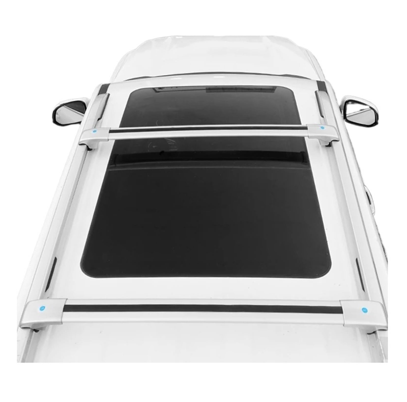 OZCCH WEY Tank 500 Dachträger-Querträgersystem – Robuster Aluminium-Gepäckträger for GWM Tank 500 (2022–2023) | Fahrzeugumbau-Lastenträger for Overlanding- und Reiseausrüstung(Silver 2 Pieces) von OZCCH