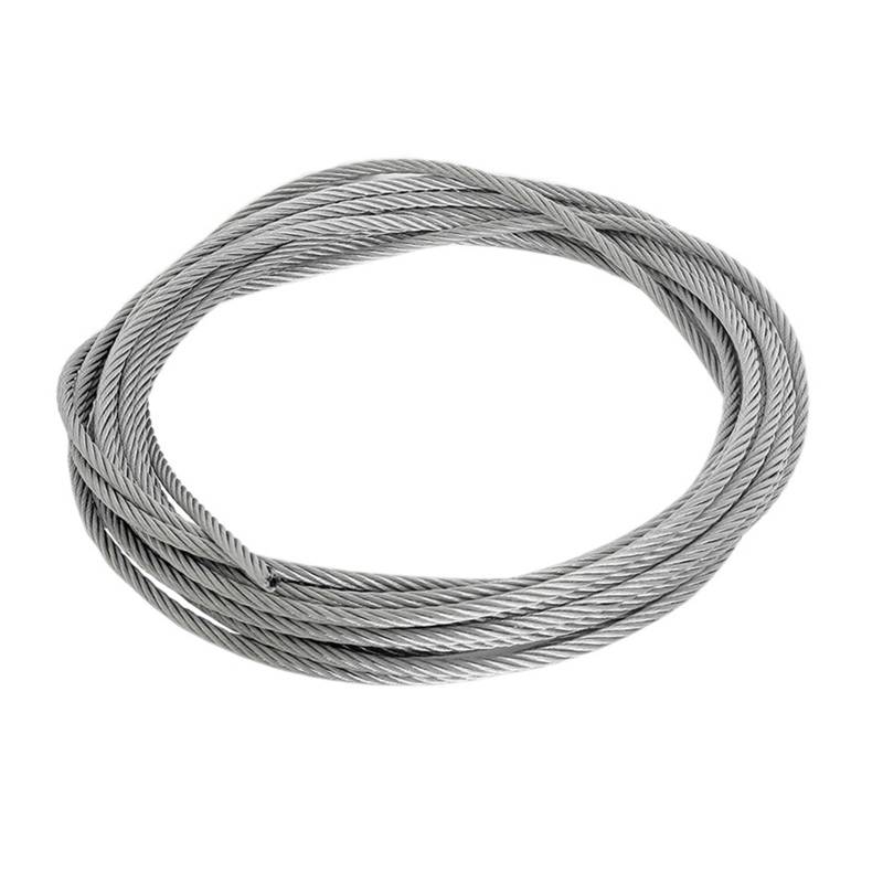 Durchmesser 0,5–8 mm, Länge 2–100 Meter Wäscheleine, PVC-transparente Kunststoffbeschichtung, gratfreies Drahtseilkabel aus Edelstahl 304(10 Meter,0.8mm) von OZDTLP