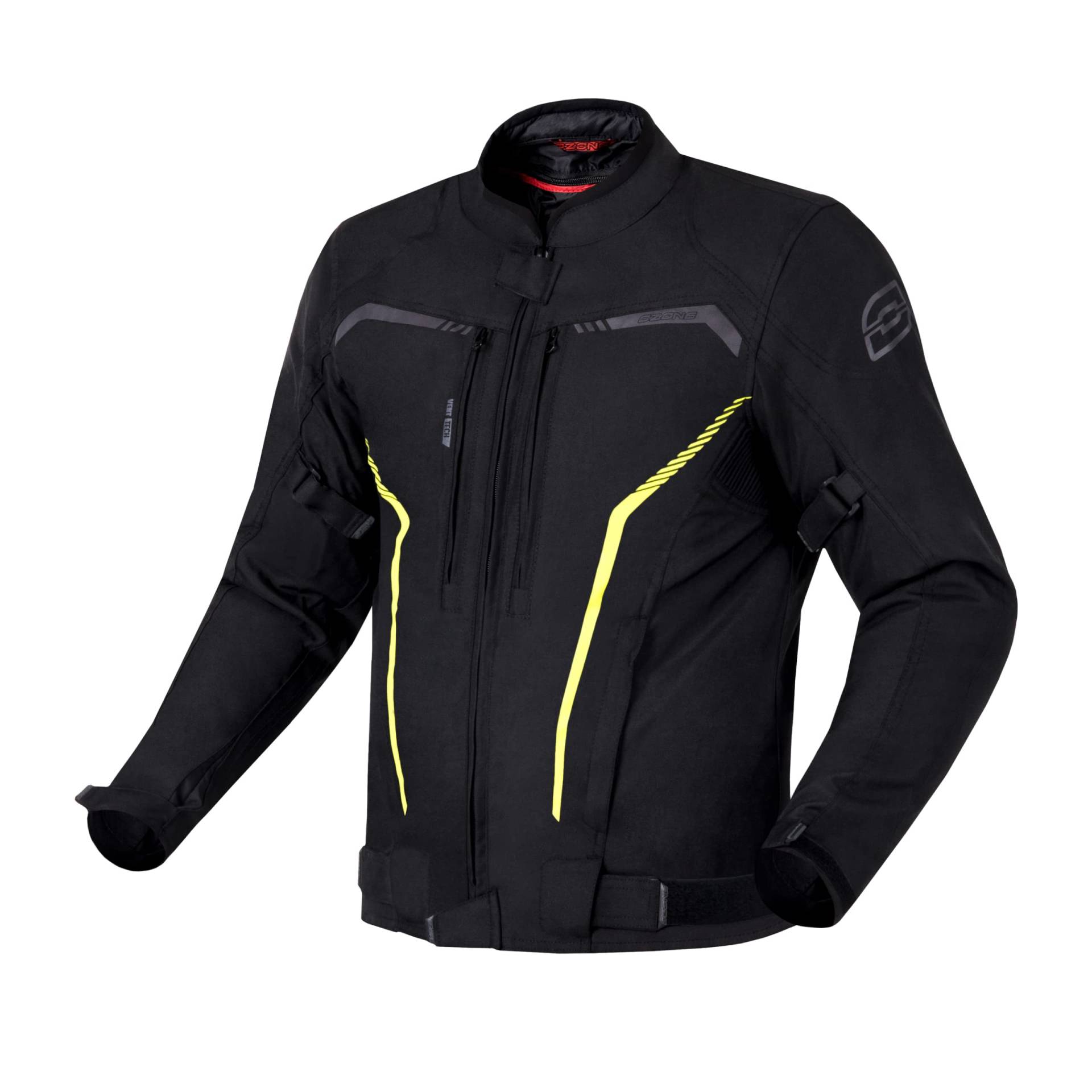OZONE MOTO Delta IV Motorradjacke Herren | Wasserdicht Membran | Ellbogen und Schultern Protektoren | 3 Belüftungskanäle | Reflektierende Elemente | 4 Taschen OZONE MOTO Delta IV Motorradjacke Herren | Wasserdicht Membran | Ellbogen und Schultern Protektoren | 3 Belüftungskanäle | Reflektierende Elemente | 4 Taschen von OZONE MOTO