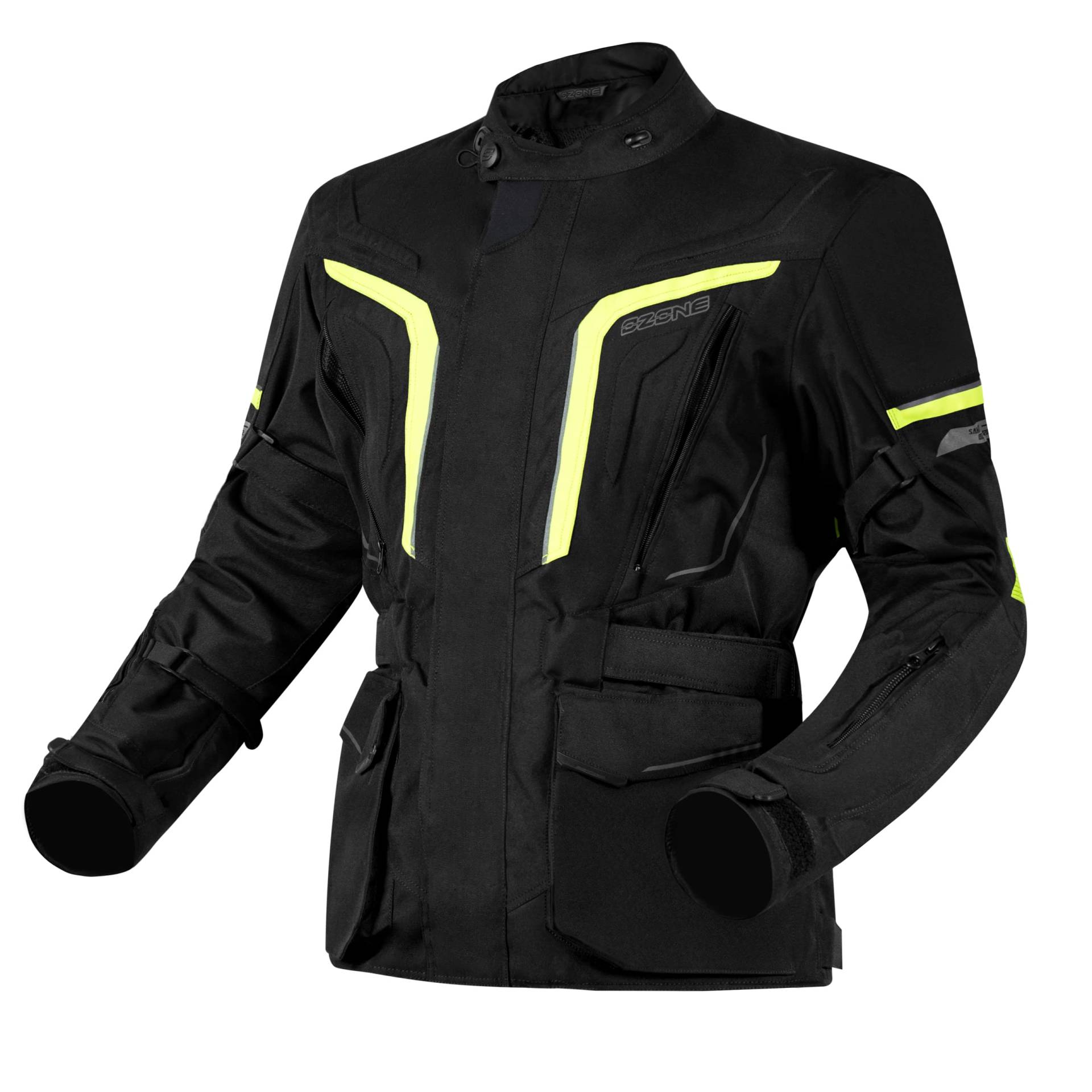 OZONE MOTO Sahara Motorradjacke Herren | Textile | Ellbogen und Schultern Protektoren | Reissa Membrane | 6 Belüftungskanäle | Reflektierende Elemente OZONE MOTO Sahara Motorradjacke Herren | Textile | Ellbogen und Schultern Protektoren | Reissa Membrane | 6 Belüftungskanäle | Reflektierende Elemente von OZONE MOTO