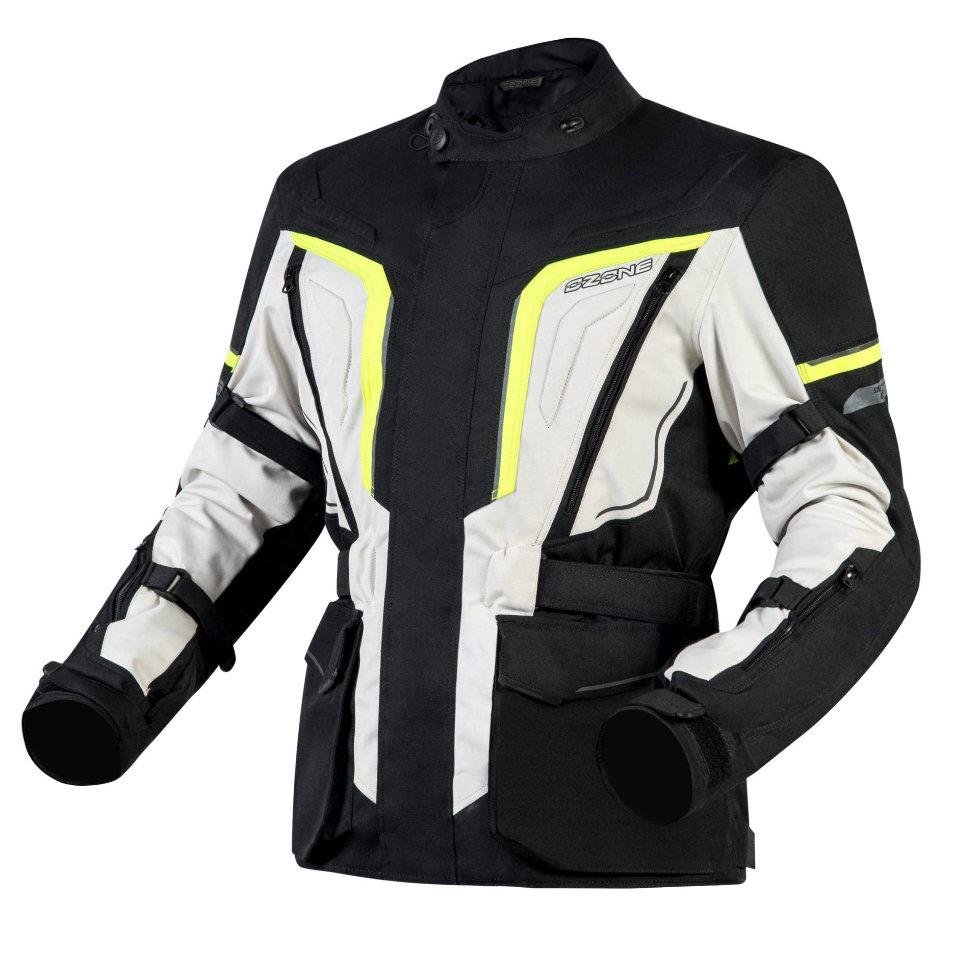 OZONE MOTO Sahara Motorradjacke Herren | Textile | Ellbogen und Schultern Protektoren | Reissa Membrane | 6 Belüftungskanäle | Reflektierende Elemente OZONE MOTO Sahara Motorradjacke Herren | Textile | Ellbogen und Schultern Protektoren | Reissa Membrane | 6 Belüftungskanäle | Reflektierende Elemente von OZONE MOTO